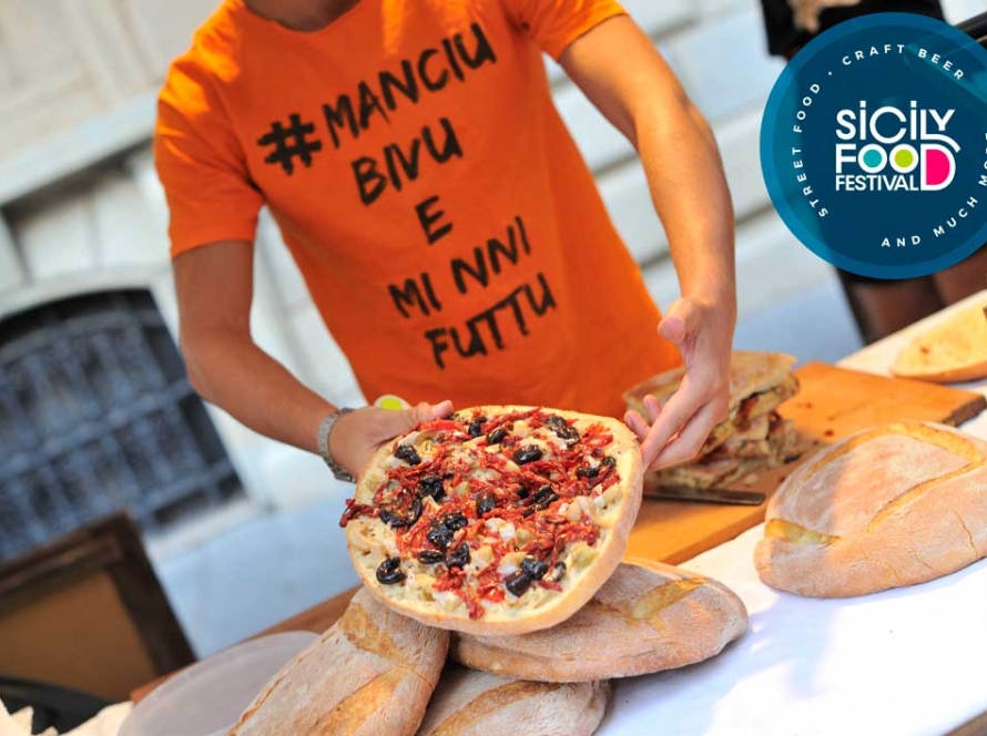 pani cunzatu street food sicily food festival